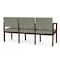 Lesro 3 Seat Tandem Seating W/ No Center Arms, 65 in W 26 in L 31.5 in H, Lenox Series LW3101 - alternate 2